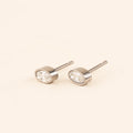 Oval Crystal Stud Earrings 4