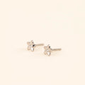 Plumeria Flower Stud Earrings 4