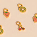 Mini Fruit Huggie Hoop Charms Stack Pack (5 items) 4