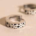 Leopard Chunky Huggie Hoop Earrings 5