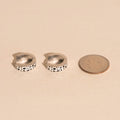 Leopard Chunky Huggie Hoop Earrings 9