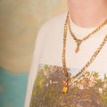Haze Oval Necklace Charm 10