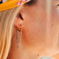 Chain Link Hoop Earrings 6
