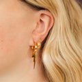 Party Super Chunky Huggie Hoop Earrings 2