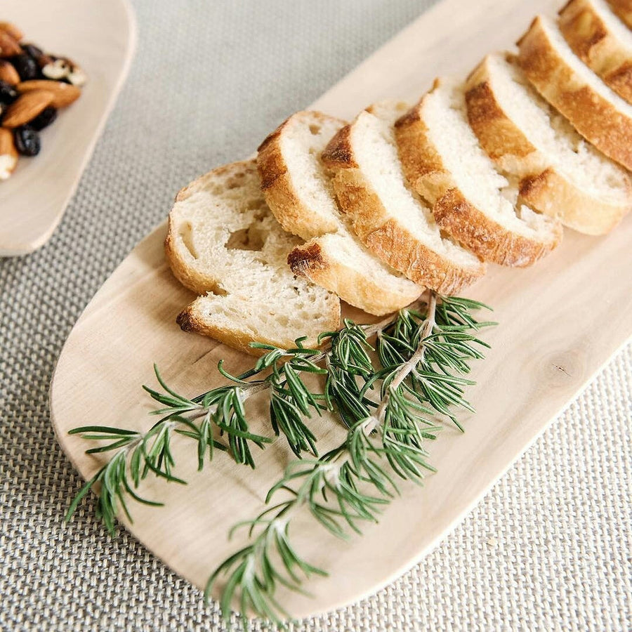 Organic Wooden Rectangle Bread Platter