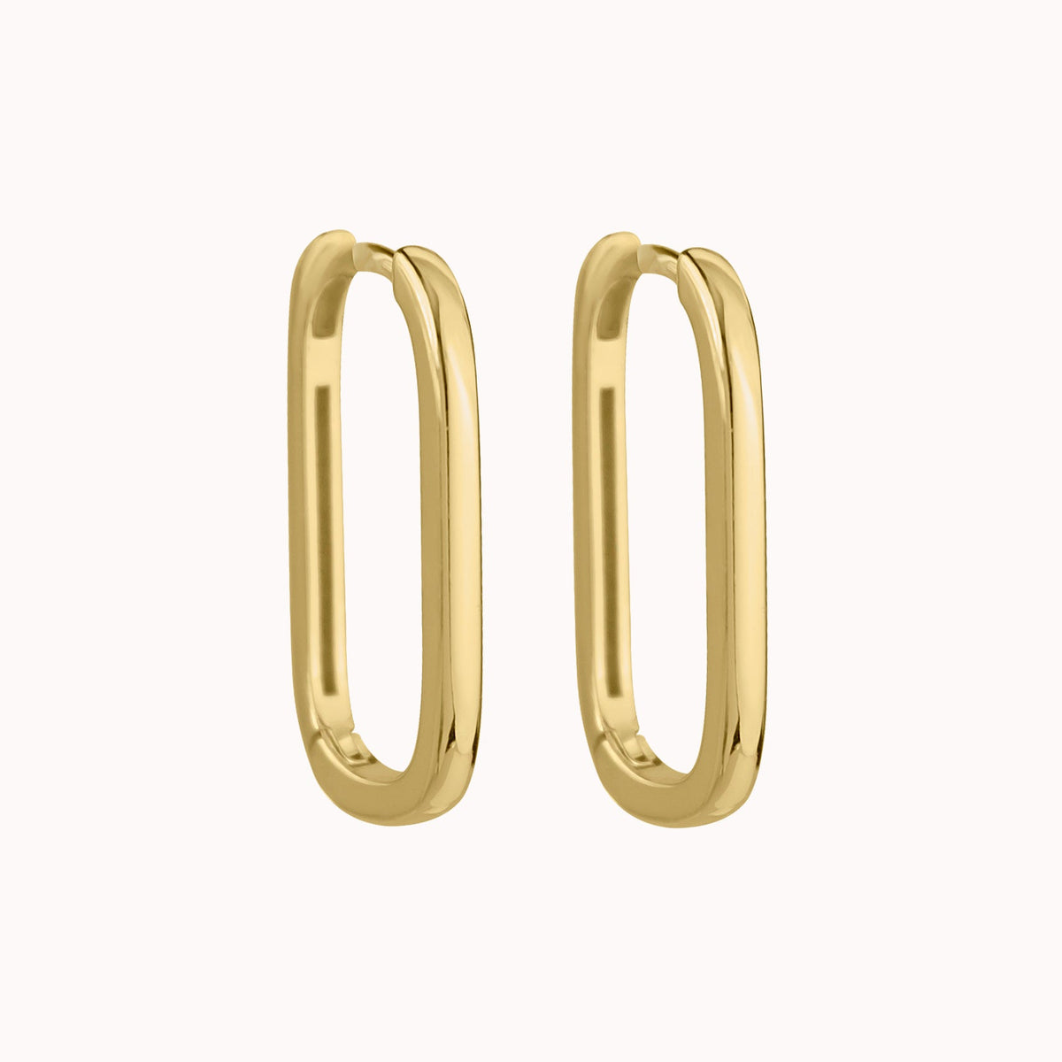 Paperclip Hoop Earrings