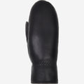 Paris (black) – Sheepskin leather mittens with lambswool lining and touchscreen feature 4