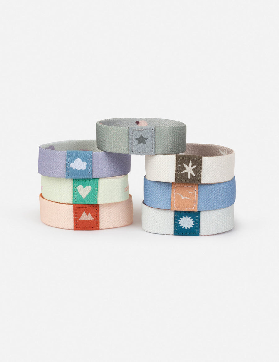 Pastel Kids Reversible Wristband Pack