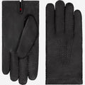 Antonio (black) – Luxurious Italian peccary leather gloves with cashmere lining 1