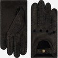 Marcello (black) – Luxurious Italian peccary driving gloves 1