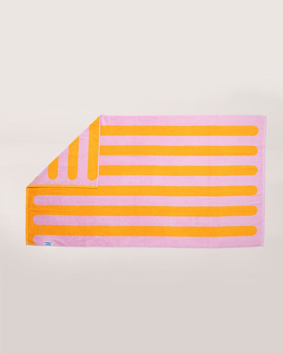 Classic Cabana Towel — Pink Lemonade