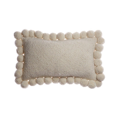 Boho Pom Pom Pillow, by Homelosophy