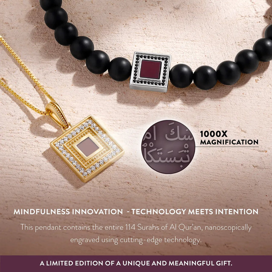 Serene Focus Quran Nano Chip Necklace