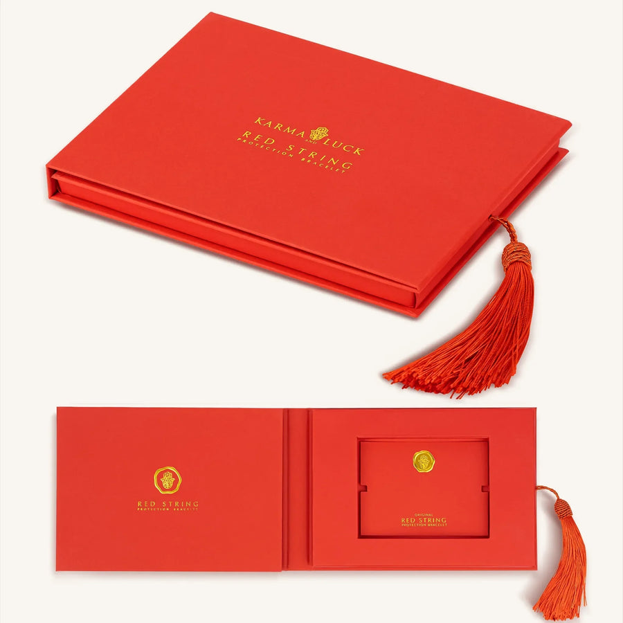 Boundless Freedom 14K Gold Heart Red String Bracelet