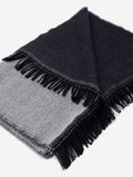 Romeo (blue/grey) - Italian warm and soft scarf made from 100% wool 4