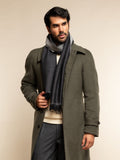 Romeo (blue/grey) - Italian warm and soft scarf made from 100% wool 9