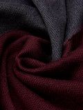 Romeo (red/grey) - Italian warm and soft scarf made from 100% wool 3