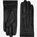 Raya (black) – Deerskin leather gloves with warm wool lining 1