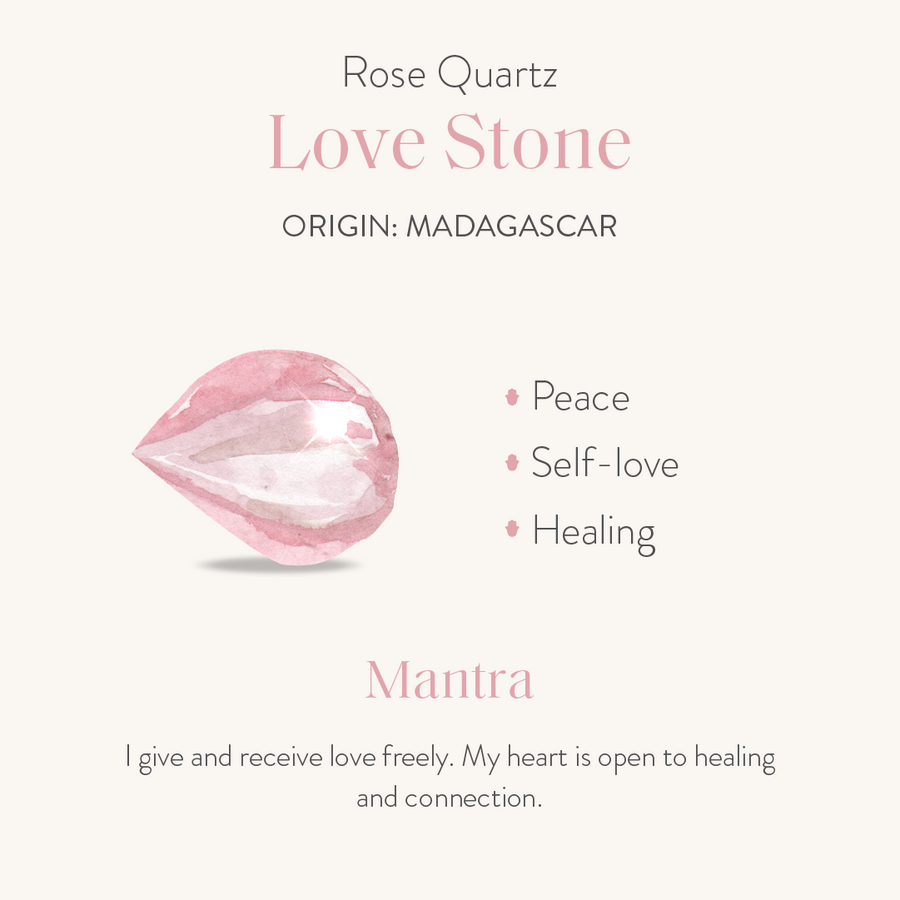 Compassionate Strength – Pink Rose Quartz Macrame Bracelet