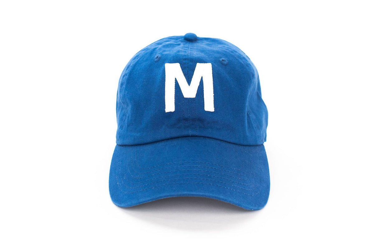 Royal Blue Letter Baseball Hat