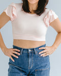 Ruffle Sleeve Halftee 4