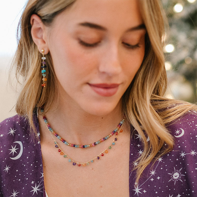 Lucky Charm 3mm Healing Necklace