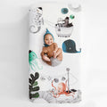 Underwater Love Standard Size Crib Sheet 1