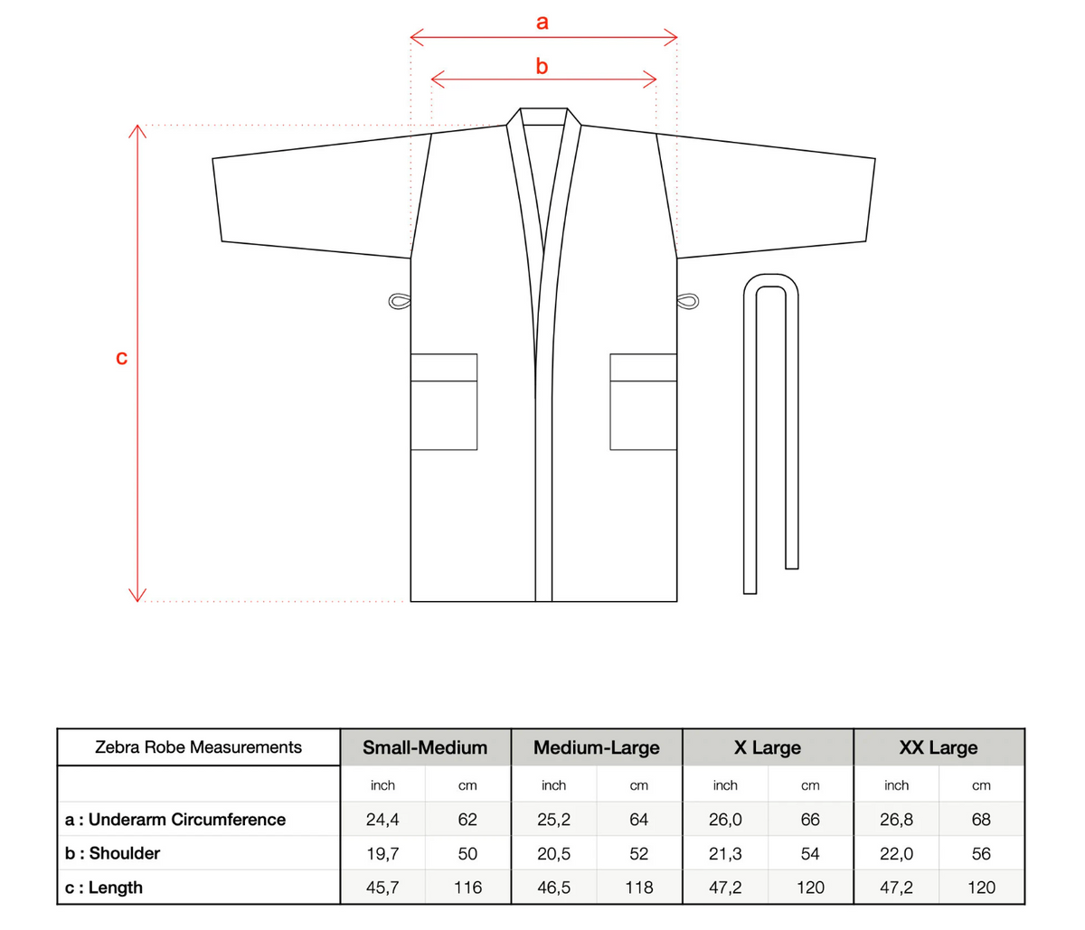 Rainbow Linen Cotton Robe