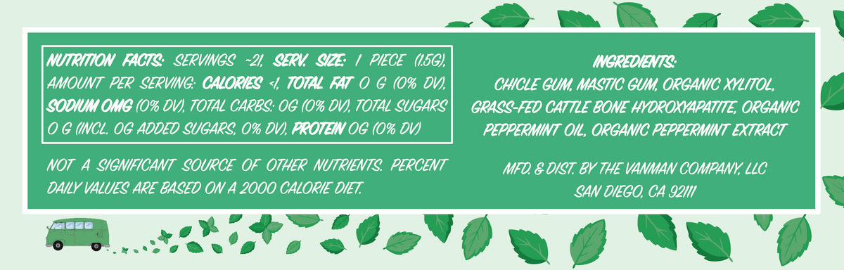 *New* VanMan's Remineralizing Chewing Gum