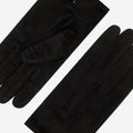 Silvia (black) - Italian suede leather gloves with luxurious cashmere lining 5