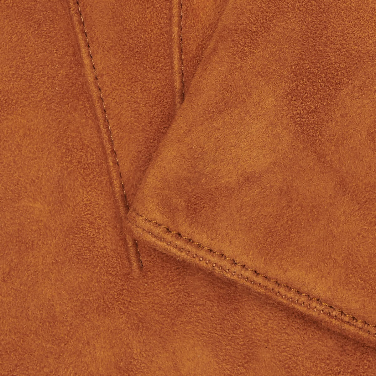 Silvia (cognac) - Italian suede leather gloves with luxurious cashmere lining