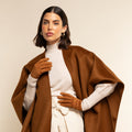 Silvia (cognac) - Italian suede leather gloves with luxurious cashmere lining 9