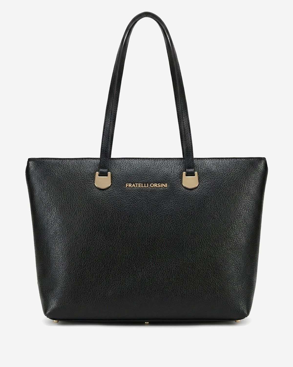Simona (black) - Italian calf leather women's shoulder bag