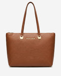 Simona (cognac) - Italian calf leather women's shoulder bag 1