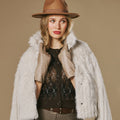 Skylar (taupe) – Extra-long sheepskin leather gloves with wool/cashmere lining & touchscreen capability 8