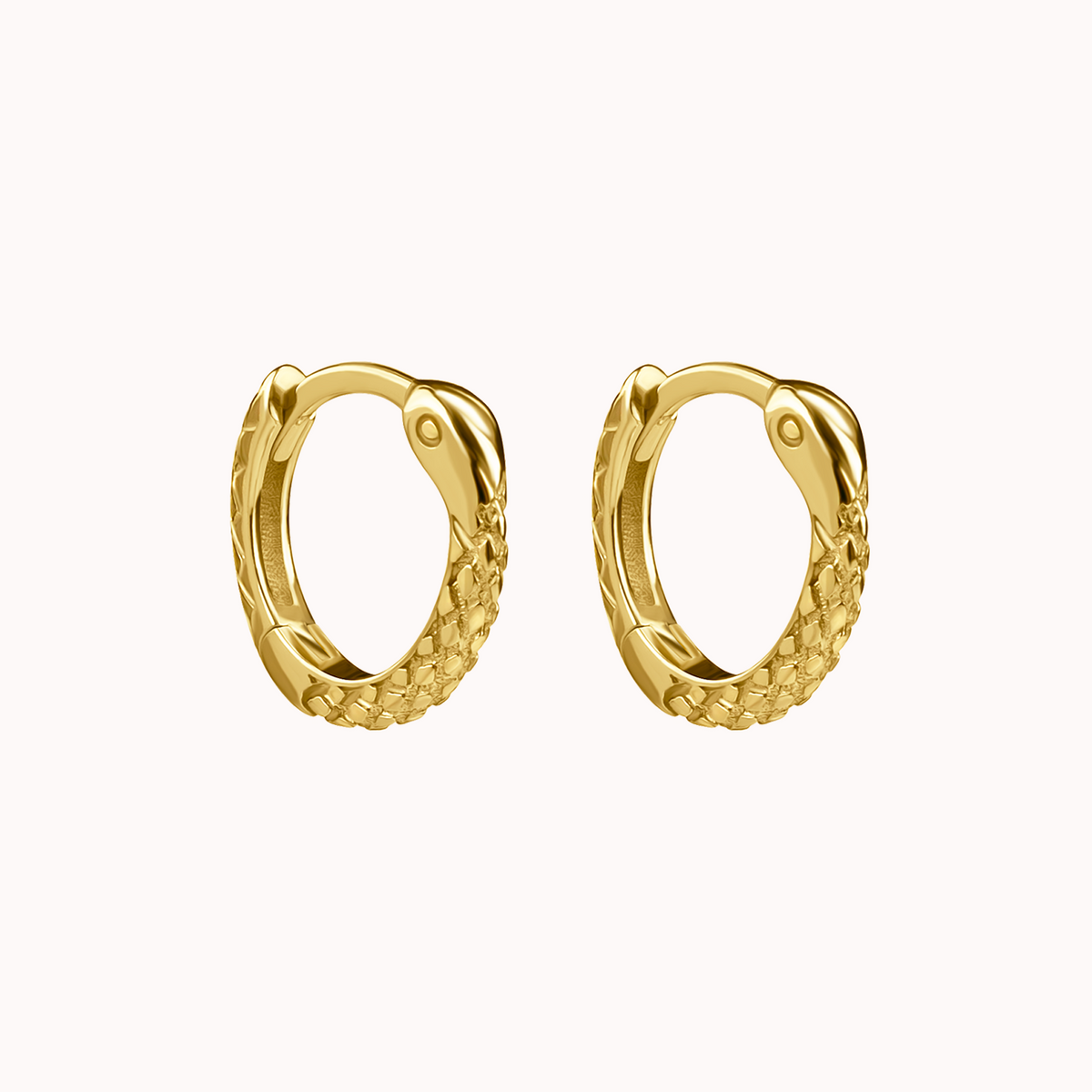 Snakebite Hoop Earrings