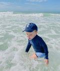 Navy Blue Letter Baseball Hat 5