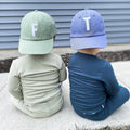 Dusty Sage Letter Baseball Hat 3