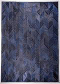 SPECIAL HERRINGBONE – Handcrafted Designer Cowhide Rug 2
