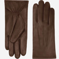 Stella (dark brown) – Sheepskin leather gloves with ultra-warm fleece lining & touchscreen functionality 1