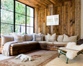 Desert Grey Throw Pillow 3