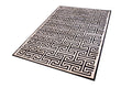 T MODEL – Maze-Inspired Cowhide Patch Rug 3