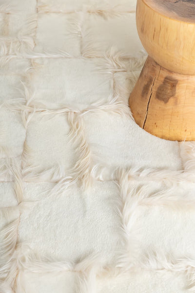 Tetris Funky - Shearling Textured Rug, by Homelosophy