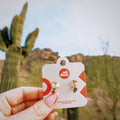Arizona Desert 3D Huggie Hoop Earrings 8