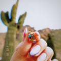 Arizona Desert 3D Huggie Hoop Earrings 10