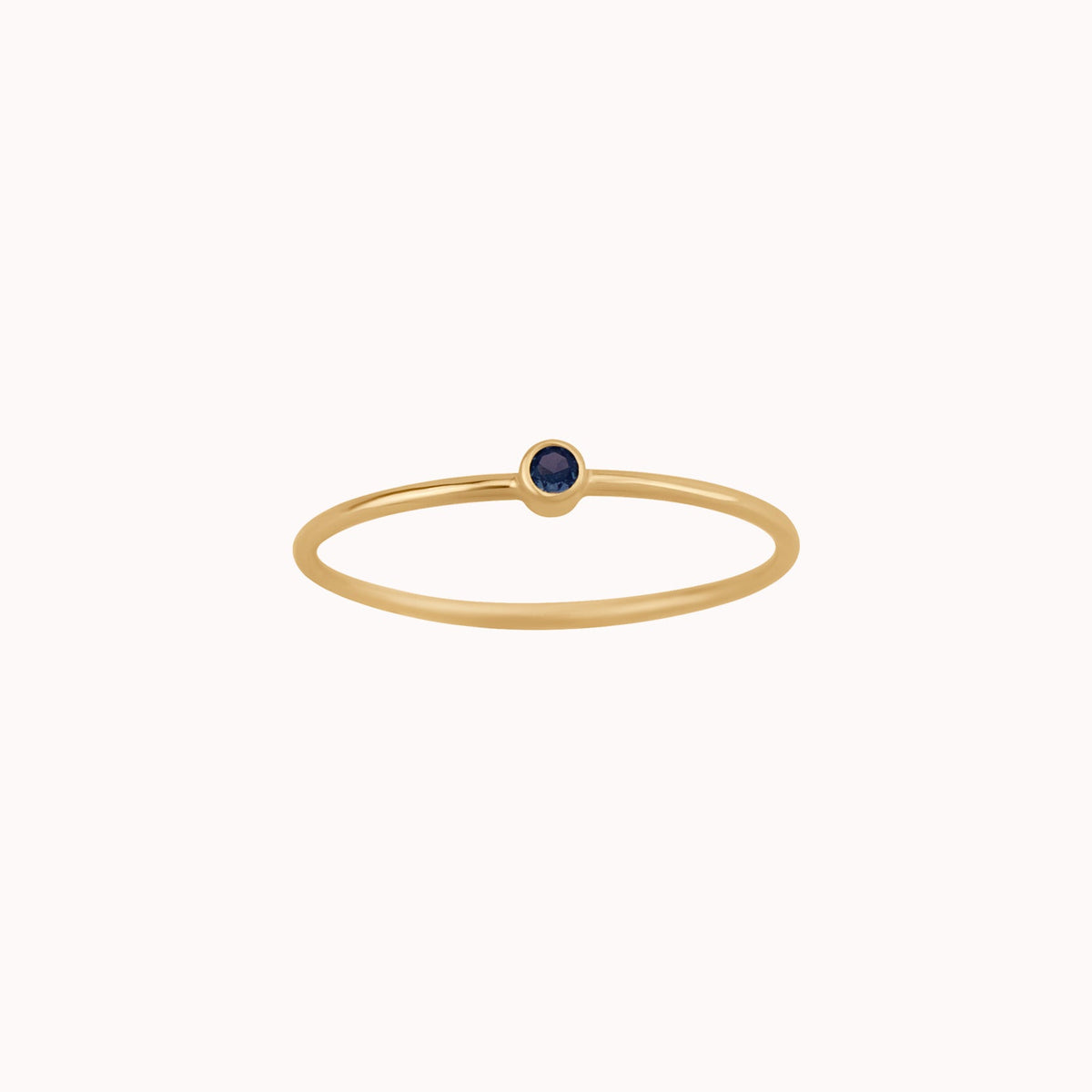 Tiny September Birthstone Ring ∙ Sapphire