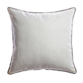 Trim Black Linen Square Pillow 1