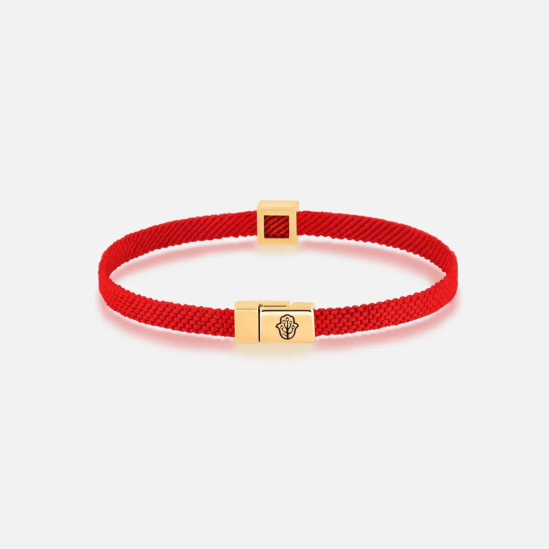 Ethereal Insight Men's Evil Eye Red String Bracelet