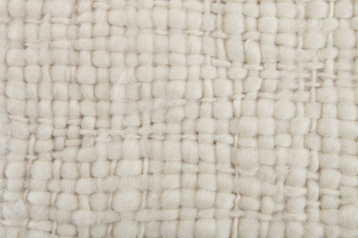 Homelosophy Flame Natural Wool Pillow | Handwoven 100% Patagonian Wool, Ethically Made in Argentina