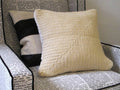 Zag Cable Knit Wool Decorative Pillow 2